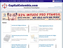 Tablet Screenshot of capitalcolombia.com